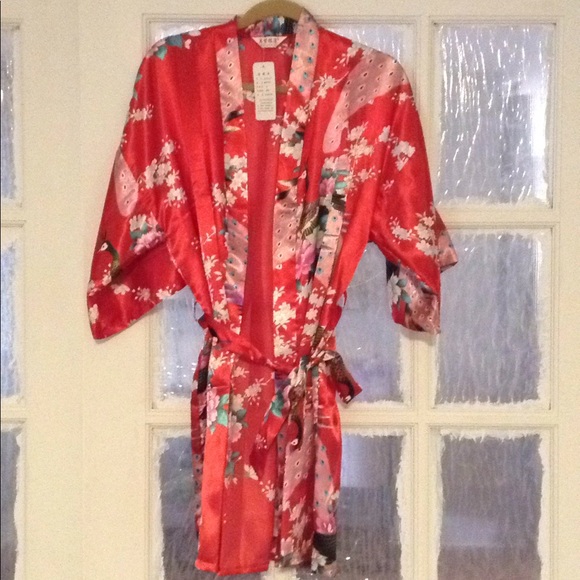 Other - Red Floral Kimono